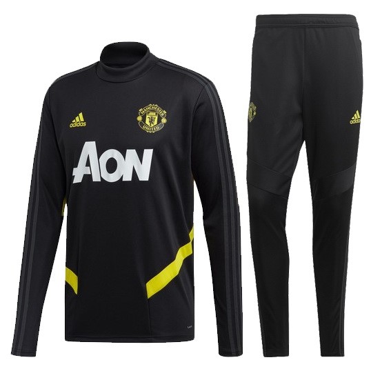 Survetement Enfant Manchester United 2019-20 Or Noir